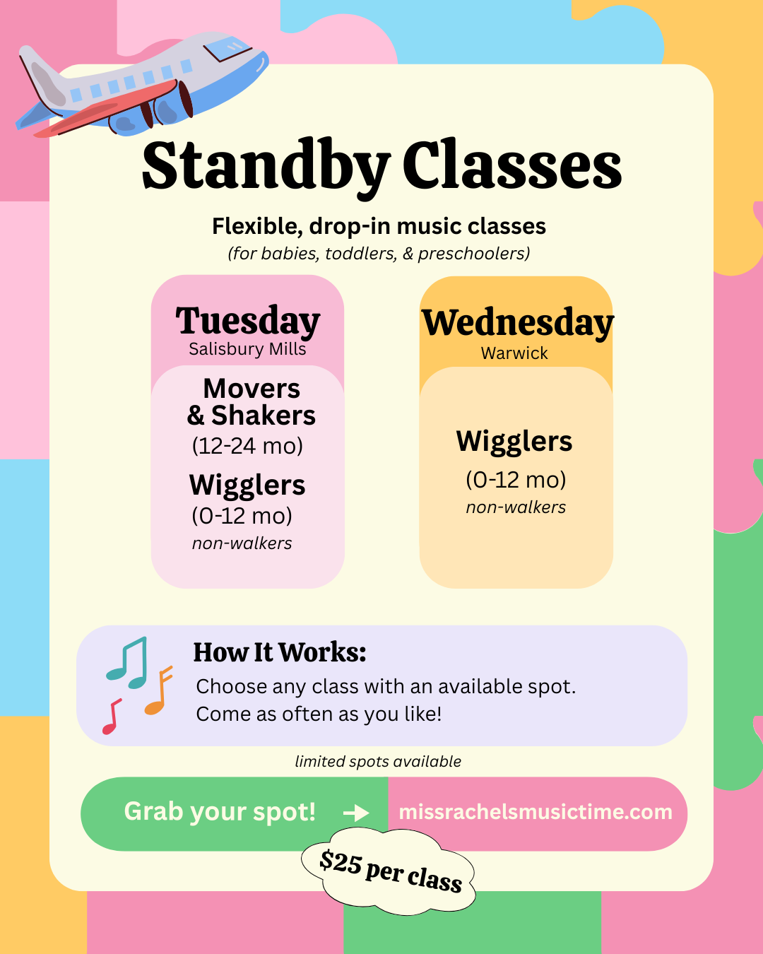 Standby (Drop-In) Classes